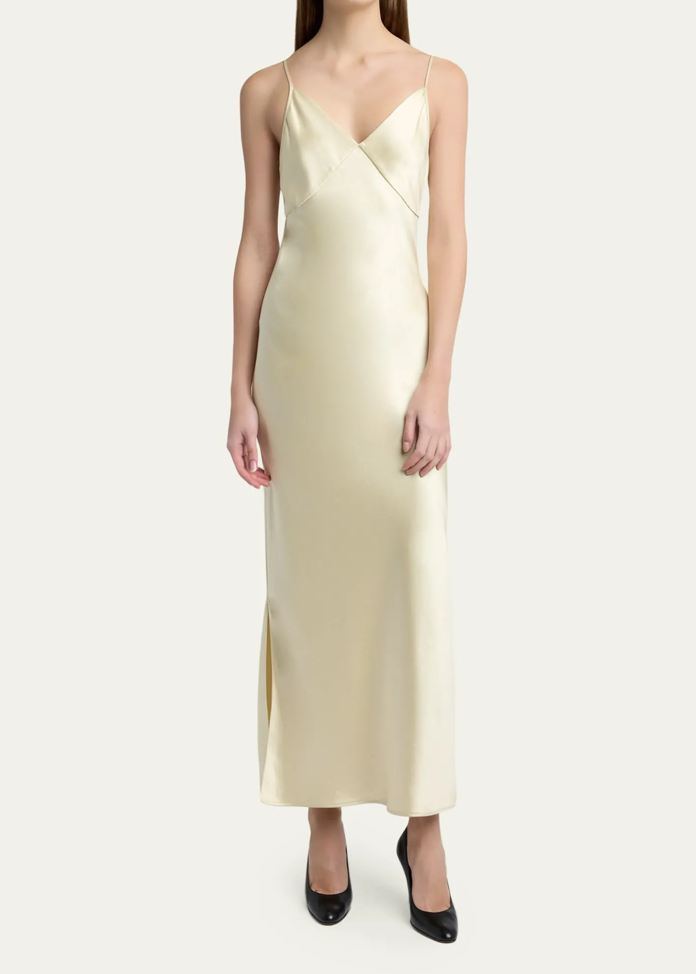 THE ROWBarika Maxi Slip Silk Dress