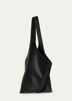 THE ROWBindle Small Shoulder Bag in Saddle Leather