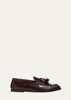 THE ROWCalfskin Tassel Boyfriend Loafers