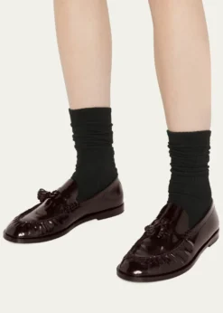 THE ROWCalfskin Tassel Boyfriend Loafers