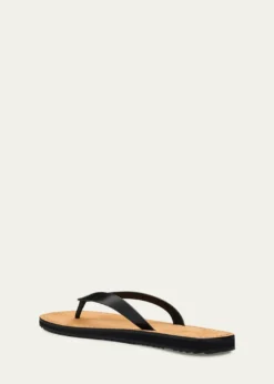 THE ROWCity Leather Flat Thong Sandals