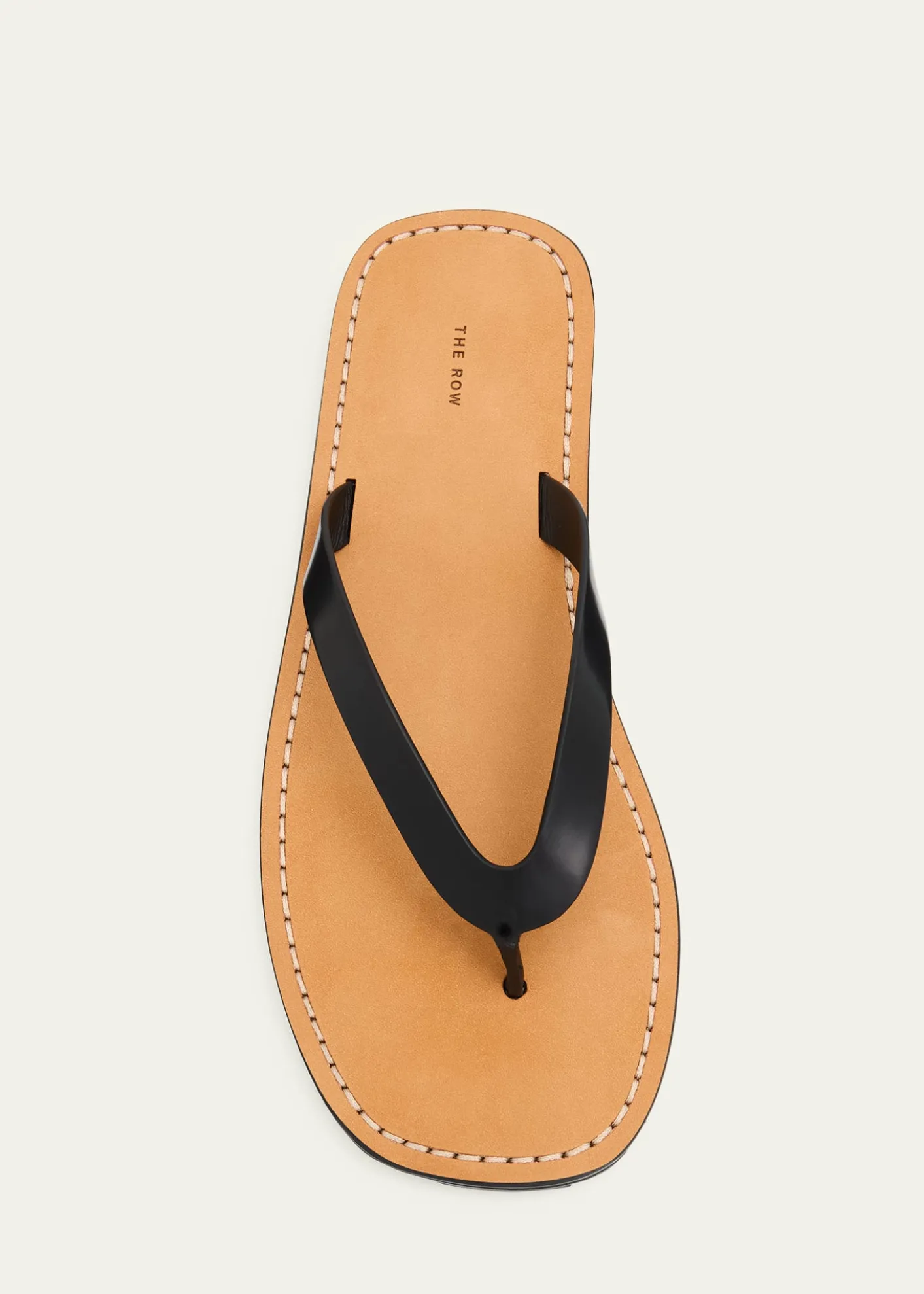 THE ROWCity Leather Flat Thong Sandals