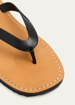 THE ROWCity Leather Flat Thong Sandals