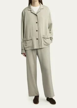 THE ROWClarinda Silk Pajama Shirt