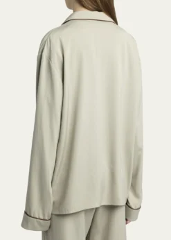 THE ROWClarinda Silk Pajama Shirt