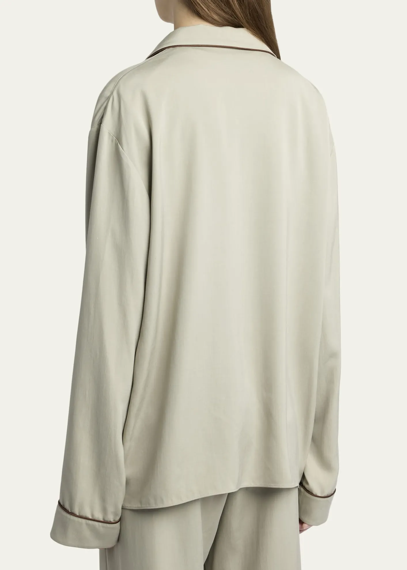 THE ROWClarinda Silk Pajama Shirt