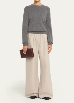 THE ROWCompact Clutch Bag in Nappa Leather