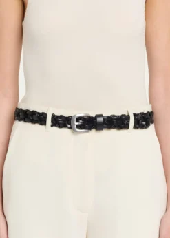 THE ROWCord Woven Leather Belt