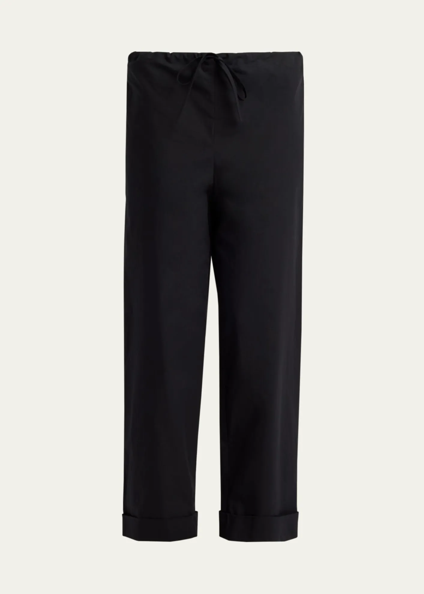 THE ROWDelano Straight-Leg Cotton Poplin Pants