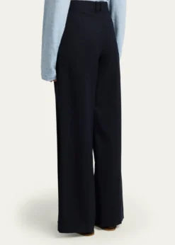 THE ROWDender Straight-Leg Wool Gabardine Pants