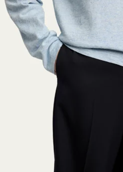 THE ROWDender Straight-Leg Wool Gabardine Pants