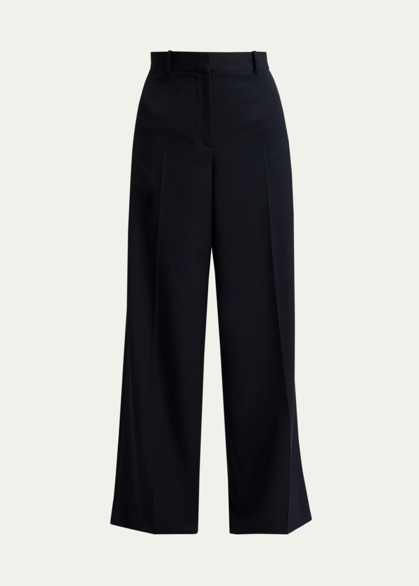 THE ROWDender Straight-Leg Wool Gabardine Pants