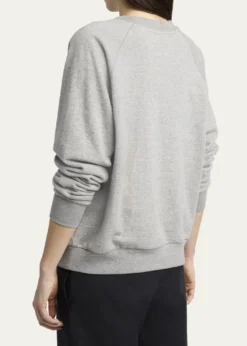 THE ROWEulalia Cotton & Cashmere Crewneck Sweater