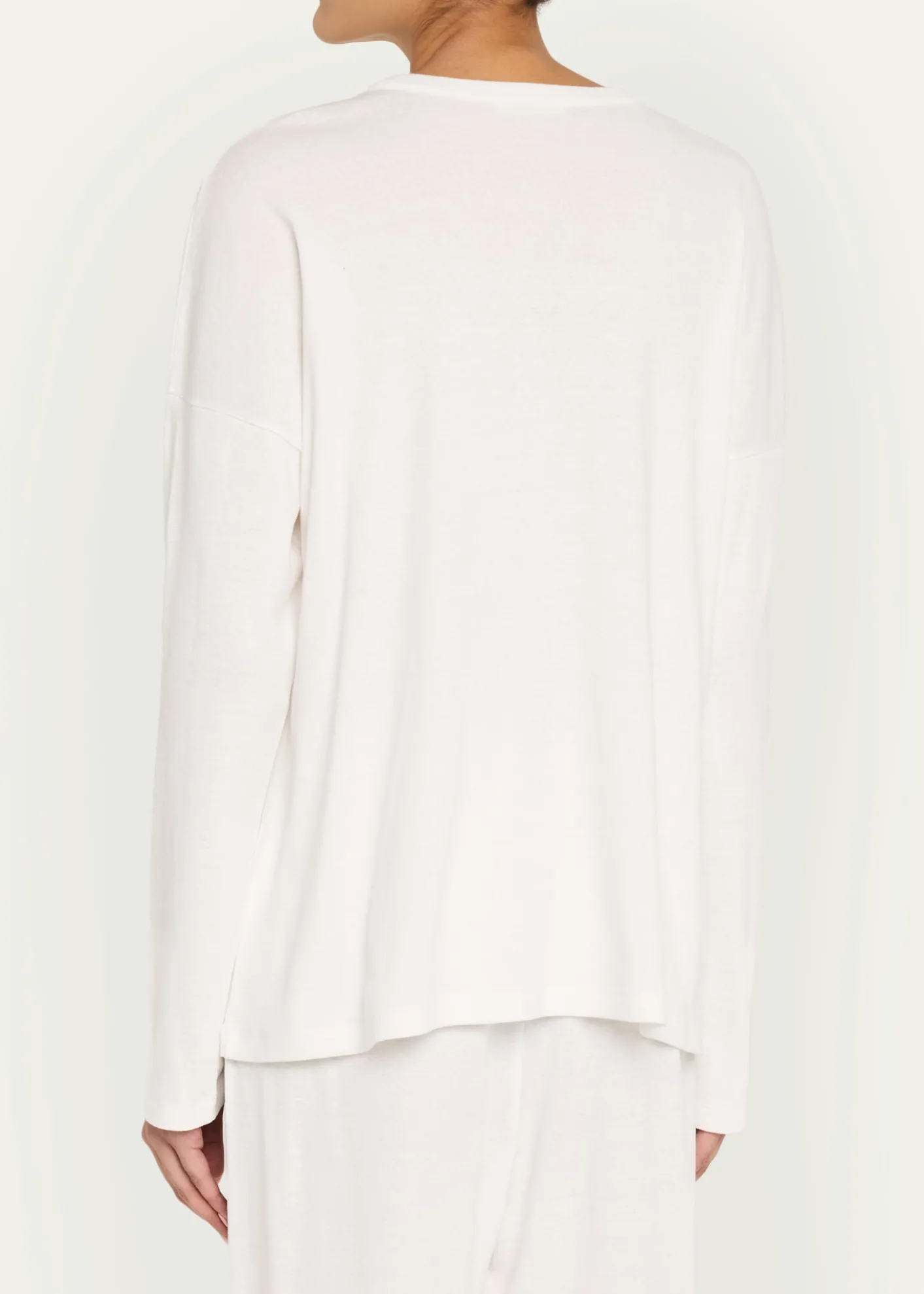 THE ROWFloris Cotton Long-Sleeve Top