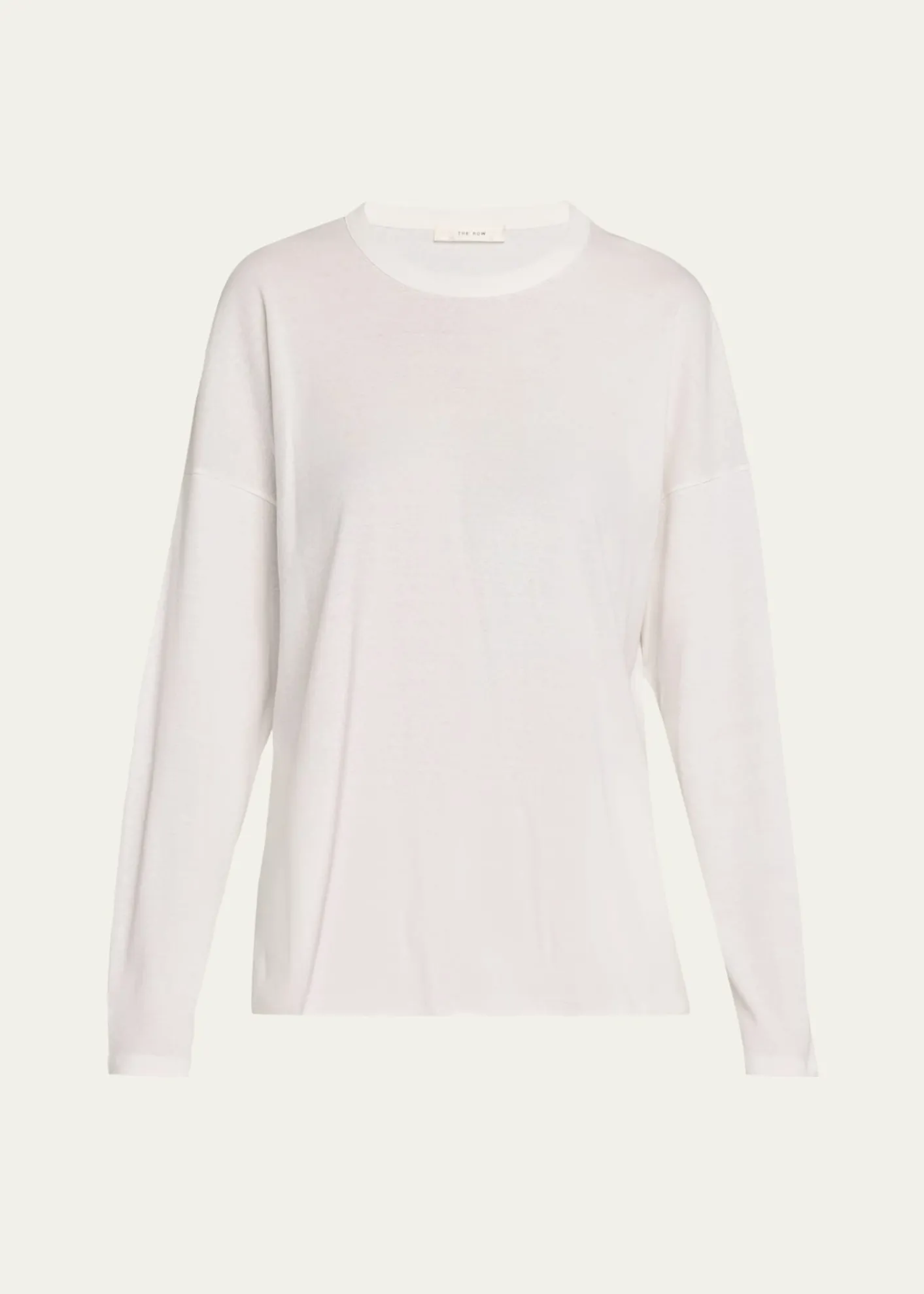 THE ROWFloris Cotton Long-Sleeve Top