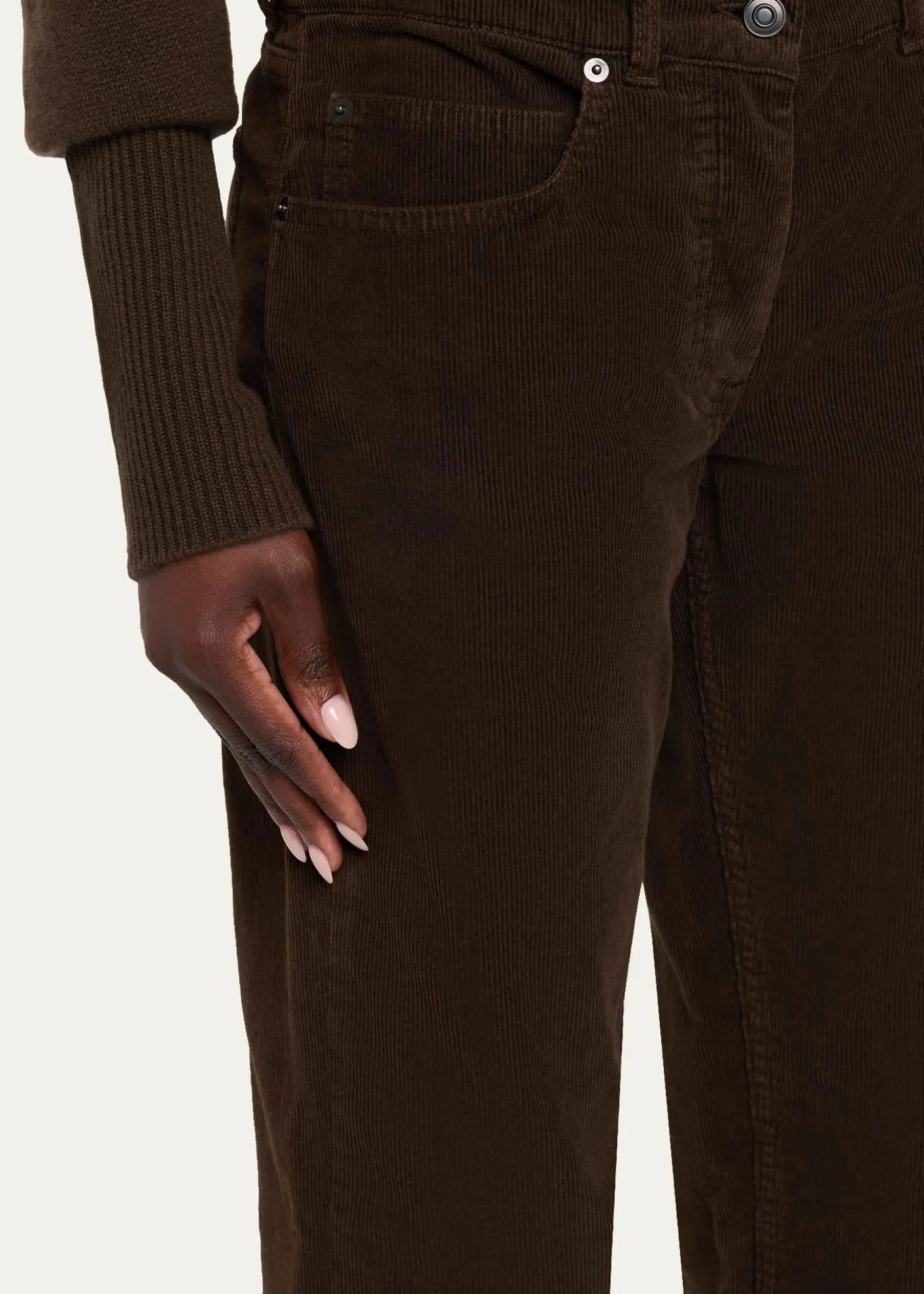 THE ROWFrava Corduroy Straight-Leg Pants