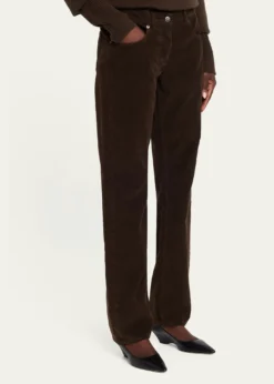 THE ROWFrava Corduroy Straight-Leg Pants