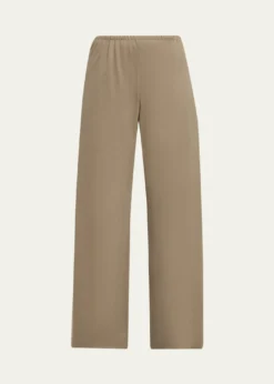THE ROWGala Wool Wide-Leg Pull-On Pants