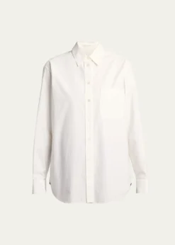THE ROWGavina Cotton Poplin Button-Down Shirt