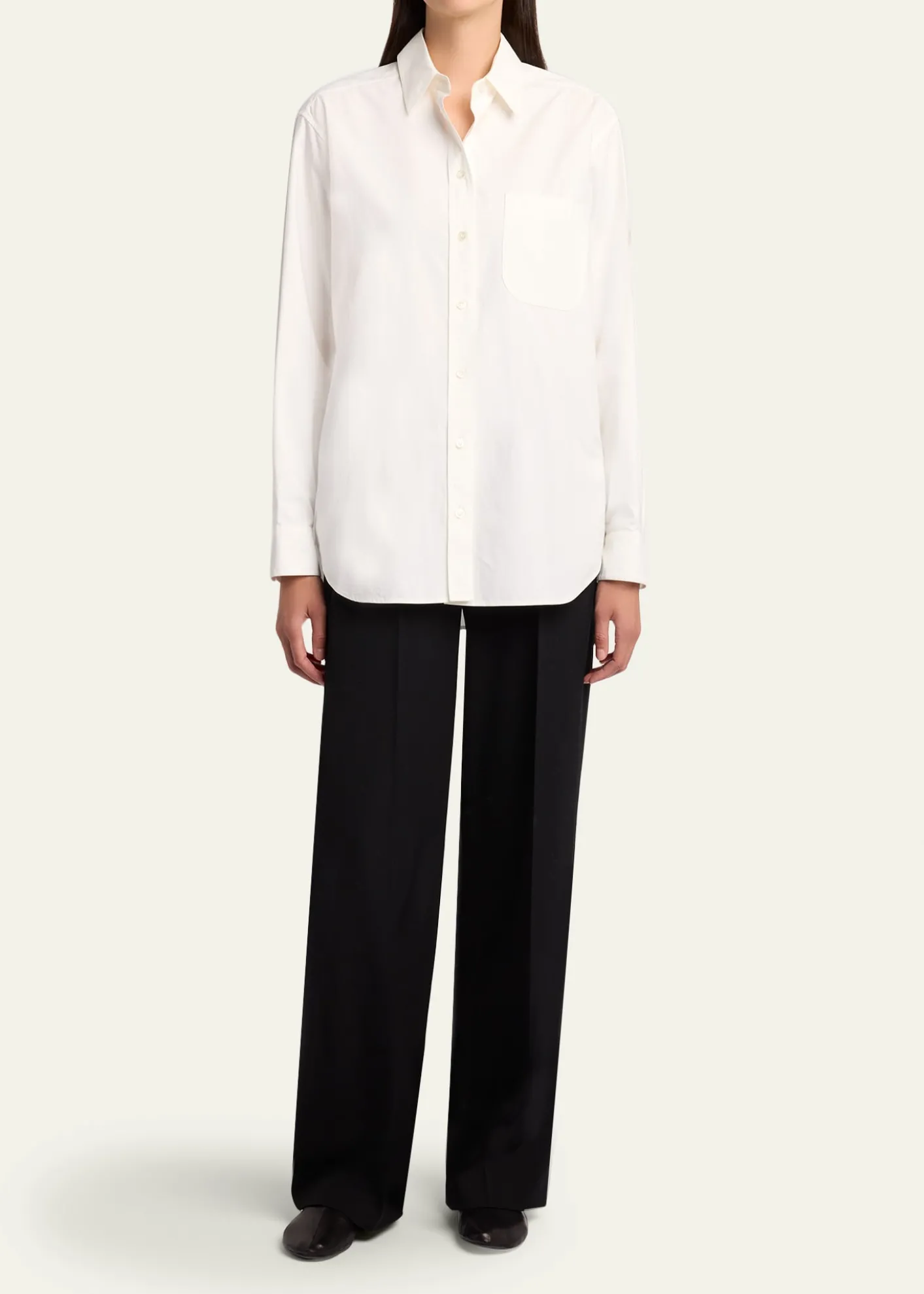 THE ROWGavina Cotton Poplin Button-Down Shirt