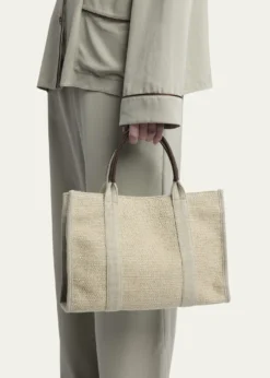 THE ROWGeorgia Woven Structured Tote Bag