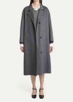 THE ROWGustaf Cashmere-Silk Single-Breasted Coat