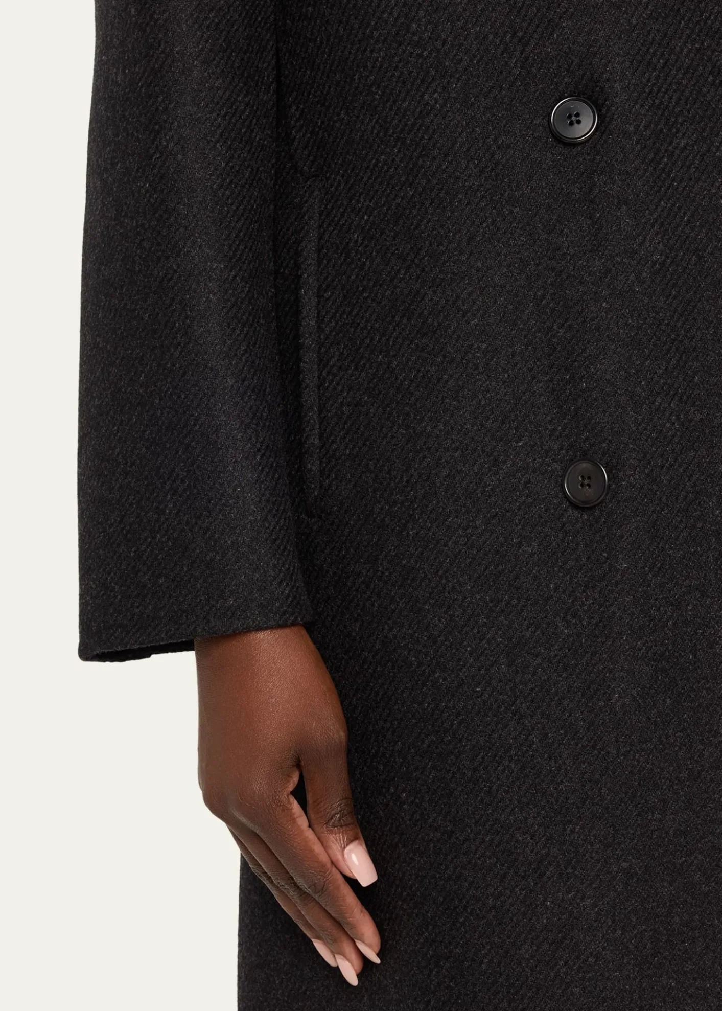 THE ROWHariet Double-Breasted Wool-Cashmere Long Coat