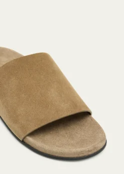 THE ROWHugh Suede Flat Slide Sandals