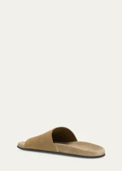 THE ROWHugh Suede Flat Slide Sandals