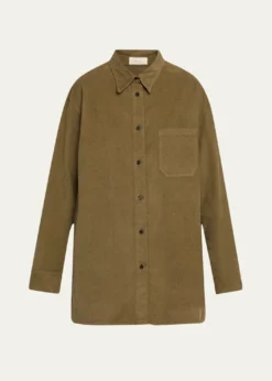 THE ROWIdro Corduroy Collared Shirt