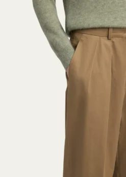 THE ROWIgor Double-Pleated Wide-Leg Pants