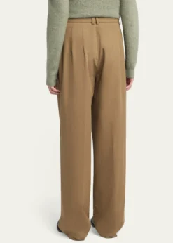THE ROWIgor Double-Pleated Wide-Leg Pants