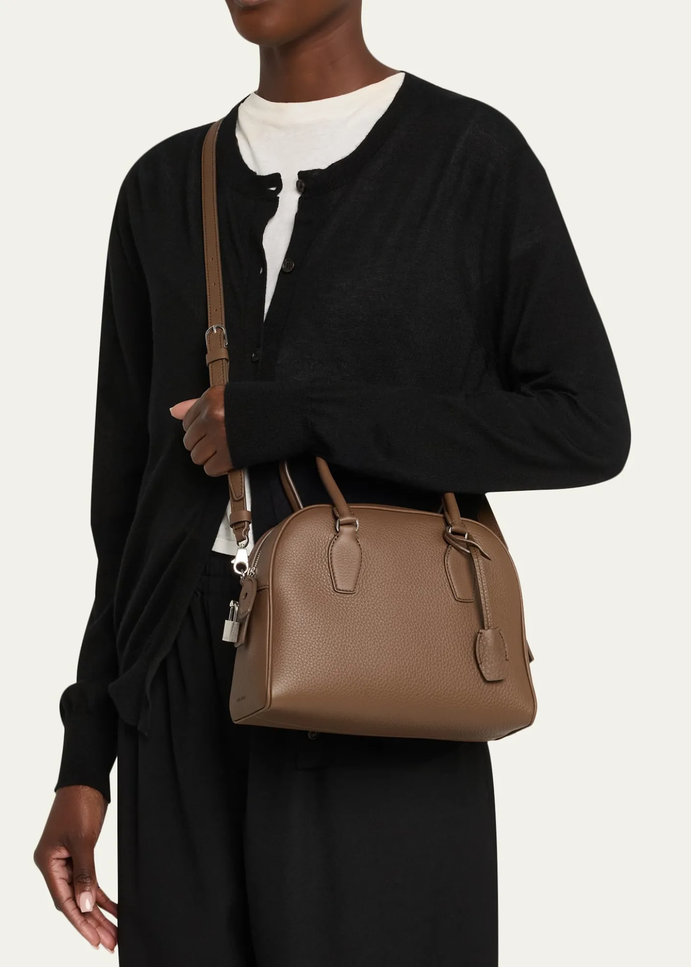 THE ROWIndia 10.0 Top-Handle Bag in Calfskin Leather