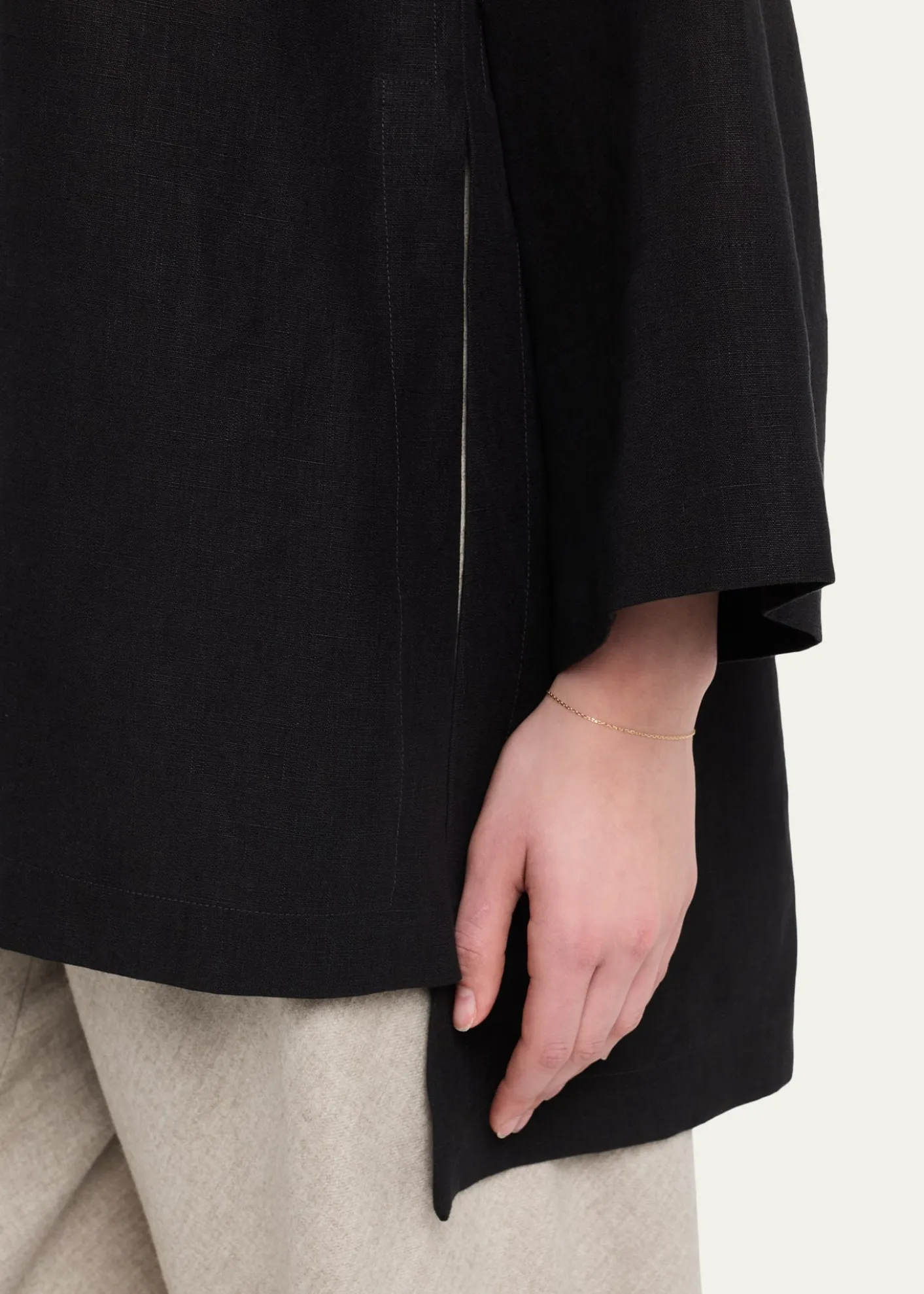 THE ROWJunia Boat-Neck Linen Top