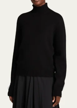 THE ROWKensington High-Neck Cashmere Sweater