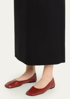 THE ROWLambskin Leather Ballerina Flats