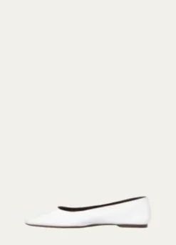 THE ROWLambskin Leather Ballerina Flats
