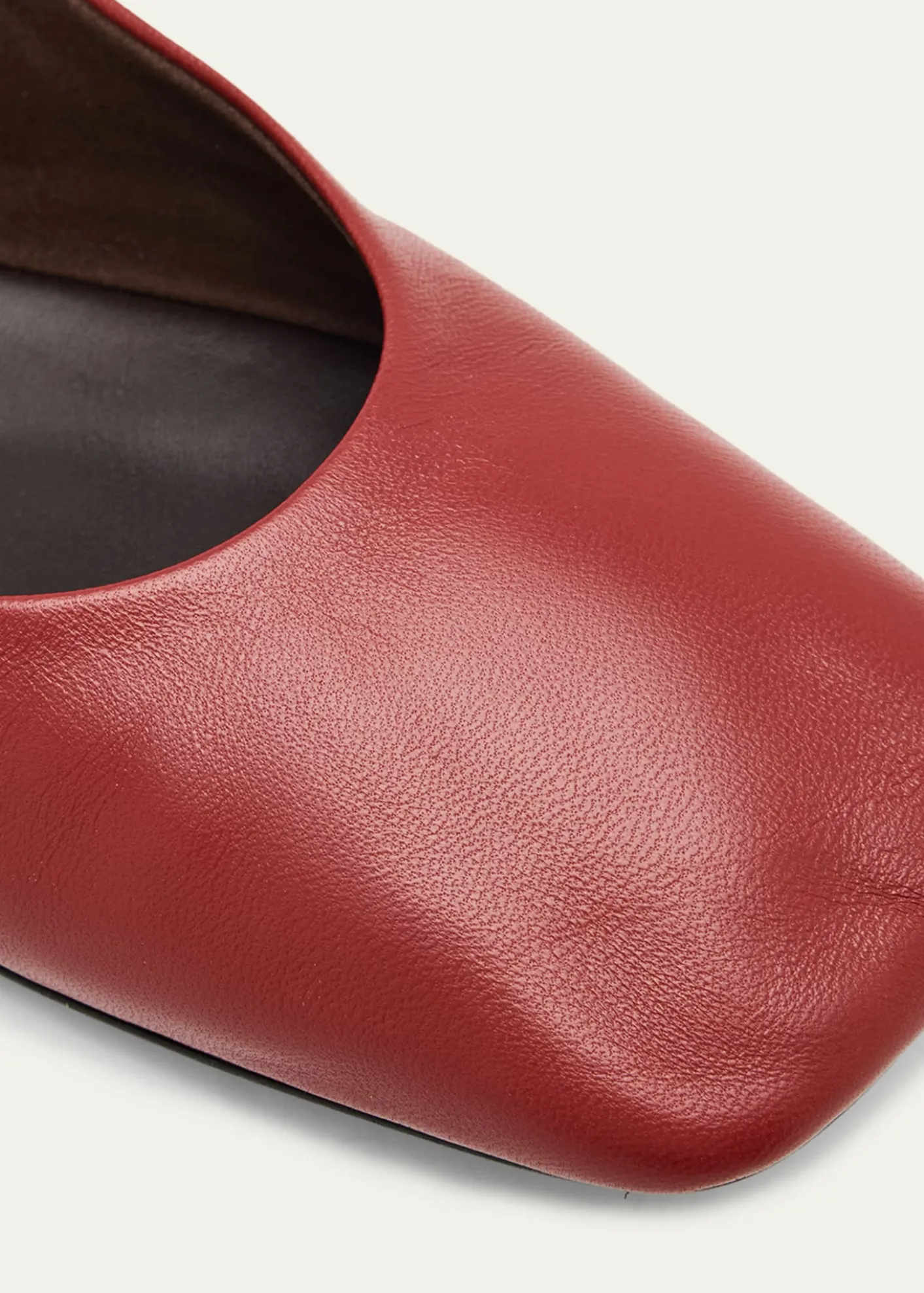 THE ROWLambskin Leather Ballerina Flats