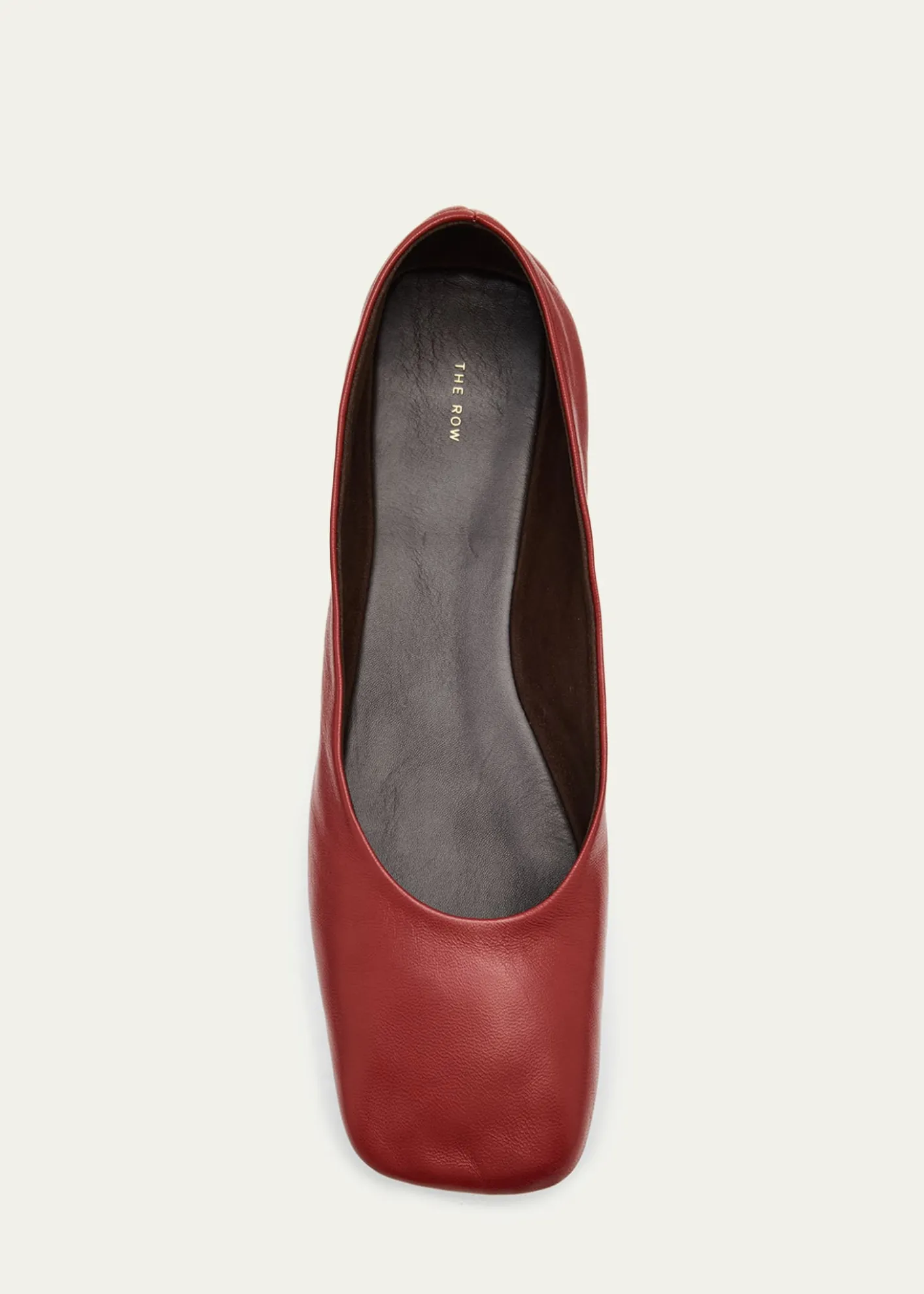 THE ROWLambskin Leather Ballerina Flats