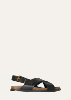 THE ROWLeather Buckle Sandals