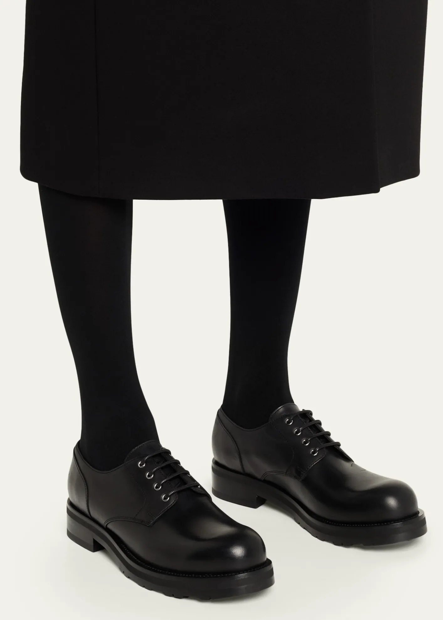 THE ROWLeather Derby Lug-Sole Shoes