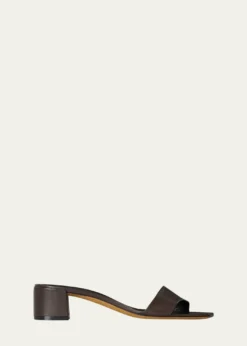 THE ROWLeather Mule Sandals