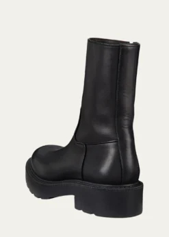 THE ROWLeather Short Moto Boots