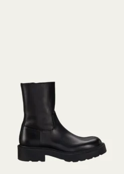 THE ROWLeather Short Moto Boots
