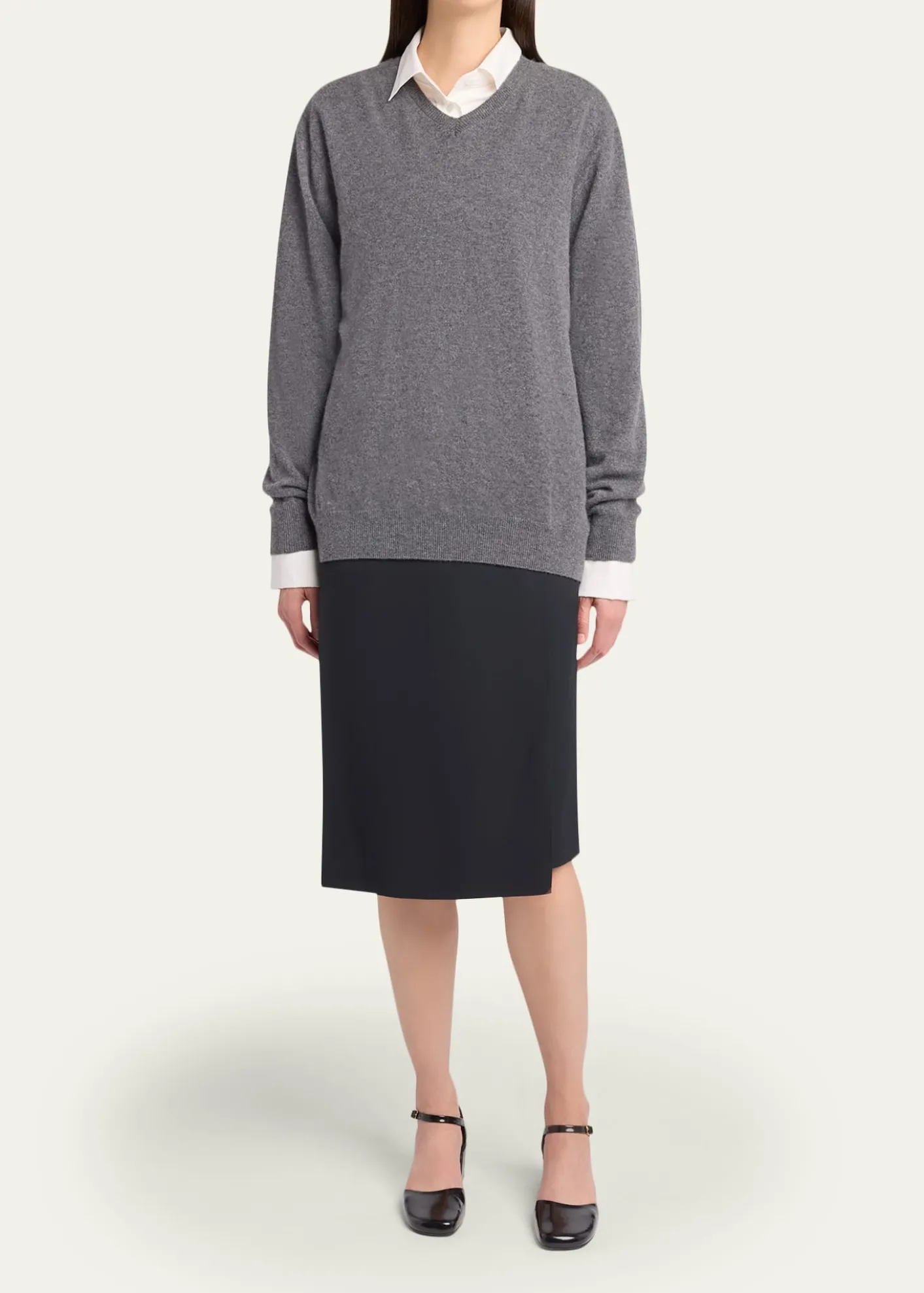 THE ROWLigeia V-Neck Cashmere Sweater