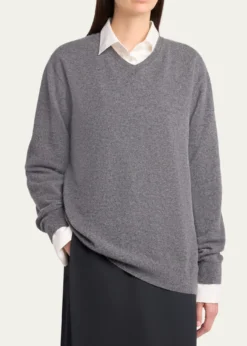 THE ROWLigeia V-Neck Cashmere Sweater
