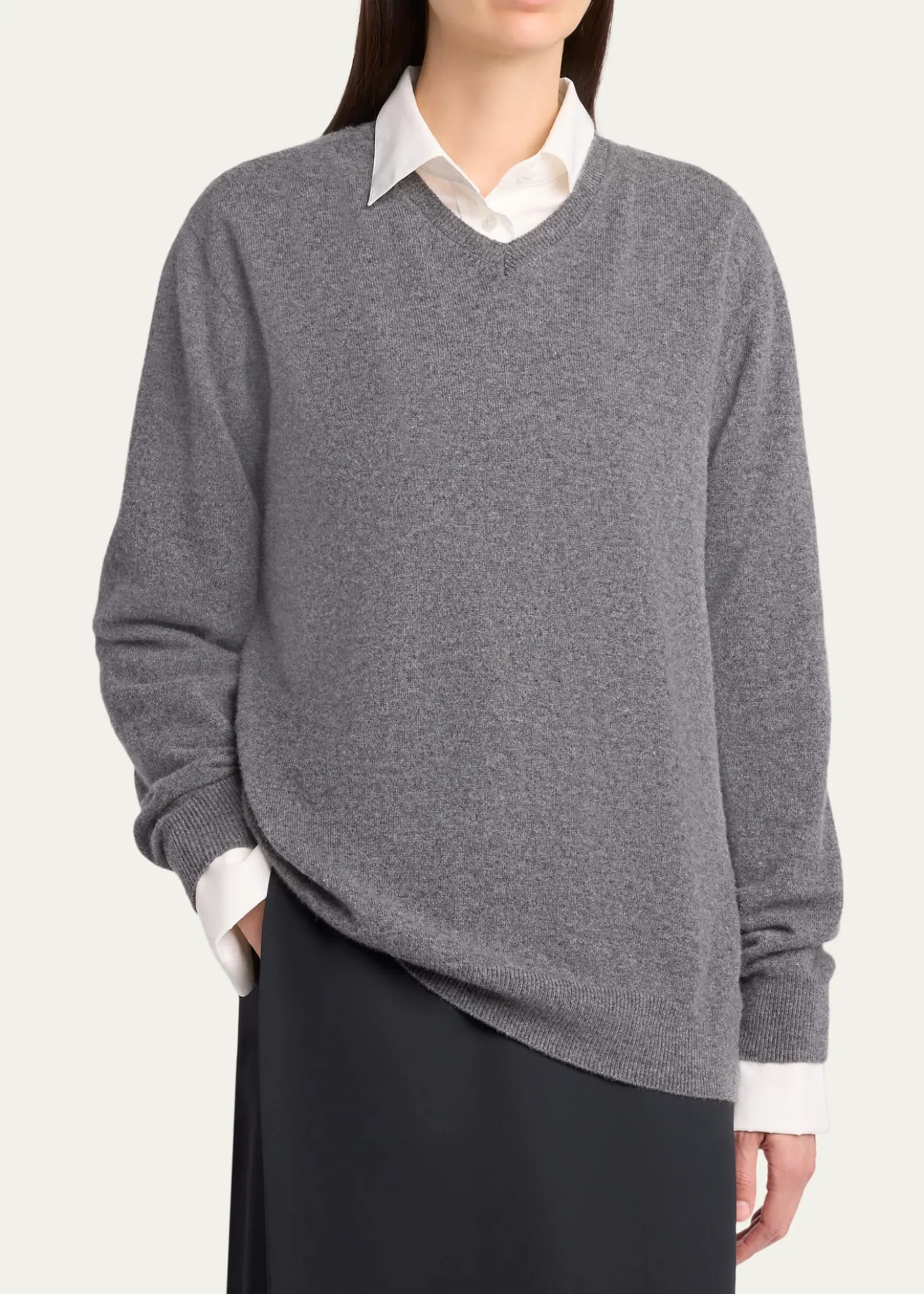 THE ROWLigeia V-Neck Cashmere Sweater