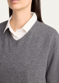 THE ROWLigeia V-Neck Cashmere Sweater