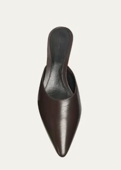 THE ROWLiisa Leather Kitten-Heel Mules