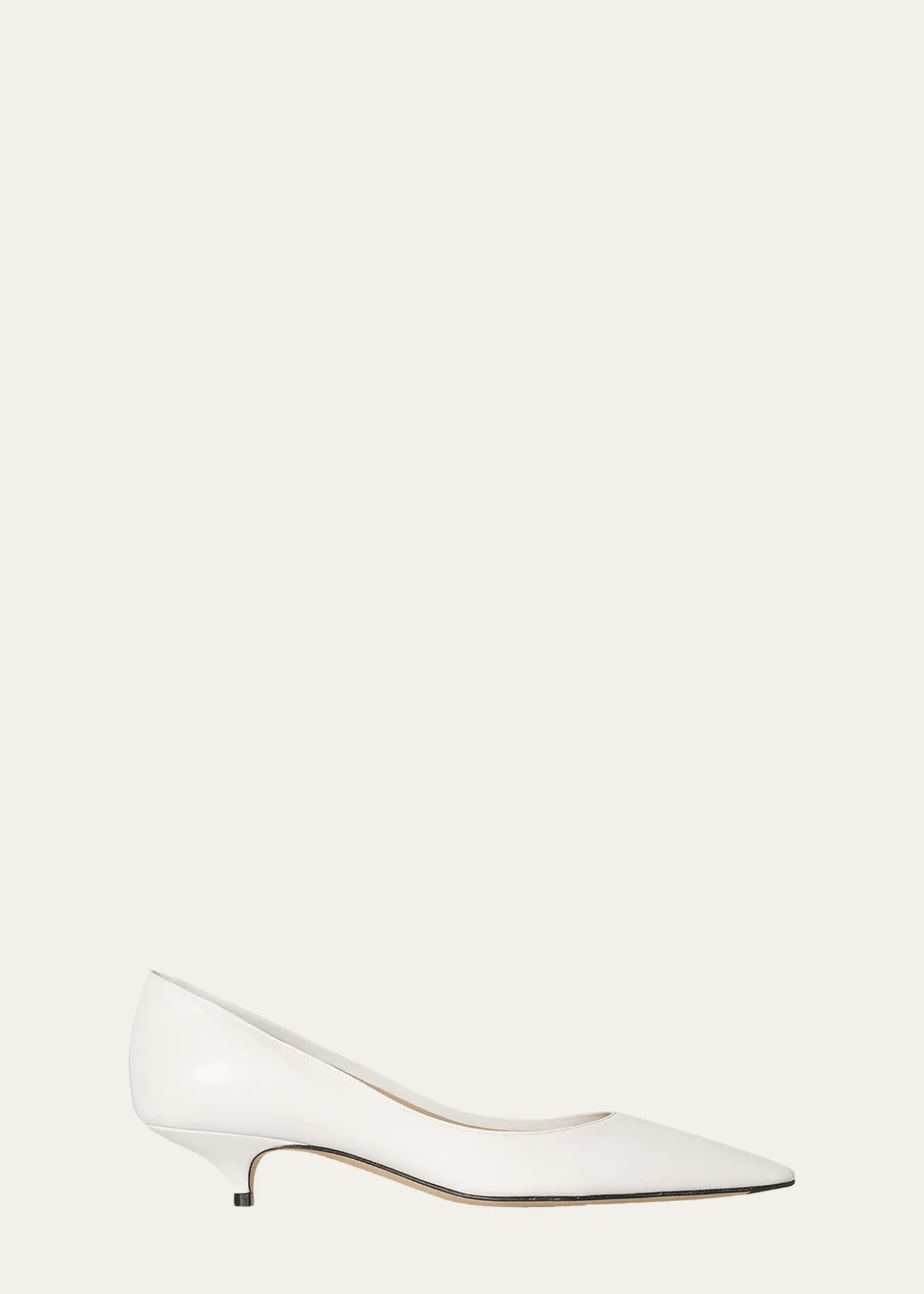 THE ROWLiisa Leather Kitten-Heel Pumps